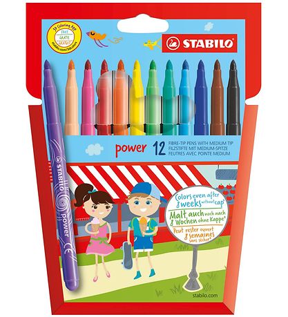 Stabilo Markers - Power - 12 pcs. - Multicolour