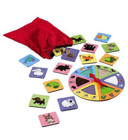 Djeco Picture Lottery - Touch & Sense Game - Animals
