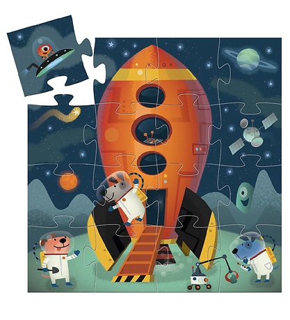 Djeco Puzzle - 16 Pieces - Spaceship