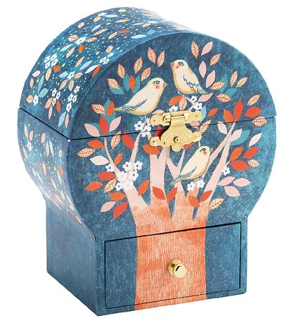 Boîte à Bijoux av. Musique Djeco - 16,5x13,5x10 cm - Poétique Bo