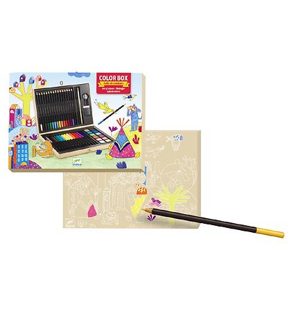 Djeco Colouring Set - 47 pcs. - Multicolour