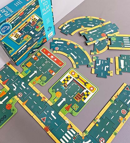 Djeco Car Track - 21 pieces - Puzzle
