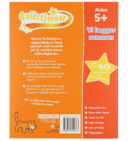 Karrusel Forlag Activity Book - Gold Stars - We Add Together