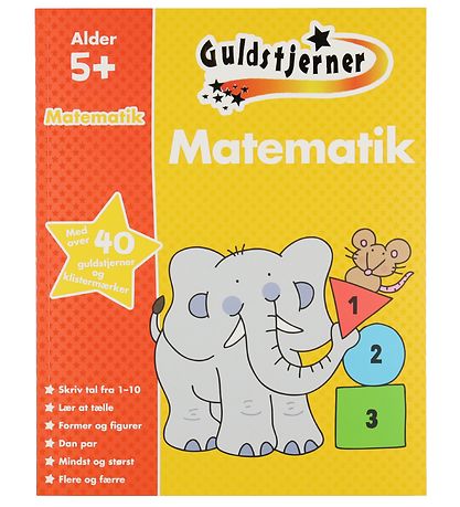 Karrusel Forlag Activity Book - Gold Stars - Mathematics - Danis