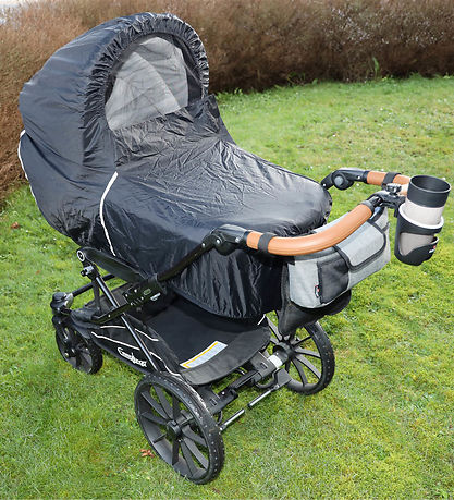 BabyDan Housse de Pluie pour Poussette A Landau LED Noir KW FR