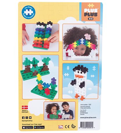 Plus-Plus BIG - Baseplate Duo - Grün/Weiß