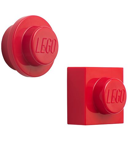LEGO® Storage Magnets - 2 pcs - Red