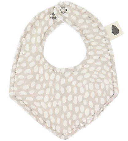 Pine Cone Teething Bib - Lilli - Herd Printed Camel