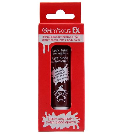 Grim Tout Andlitsmálning - 15 ml - Rautt Leikhúsblóð