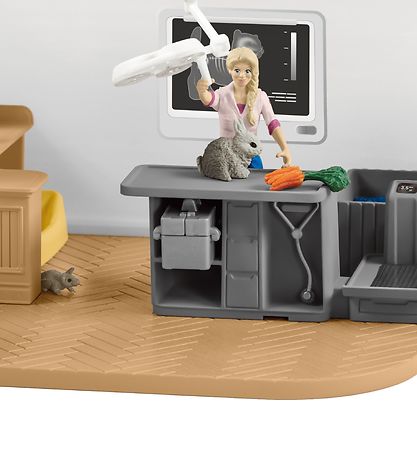Farm World Schleich - 22,5 x 16,5 cm - Clinique vétérinaire 4250