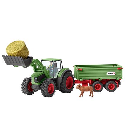 Schleich Farm World - 60 x 15 cm - Traktor m. Anhänger 42379