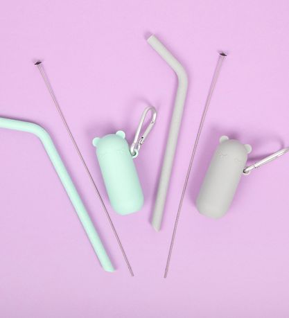 We Might Be Tiny Straw - Silicone - Grey