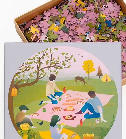 Vissevasse Puzzle - 1000 Pieces - Picnic