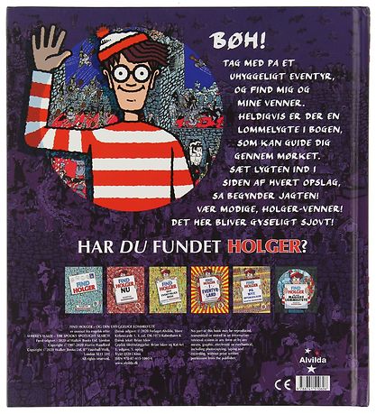 Alvilda Book - Find Holger & Den Uhyggelige Lommelygte - Danish