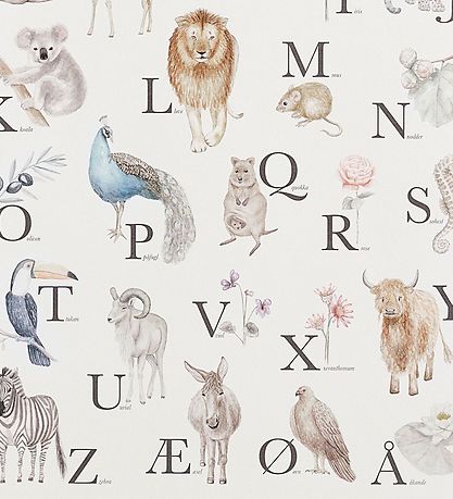 Cam Cam Poster - The alphabet - Danish