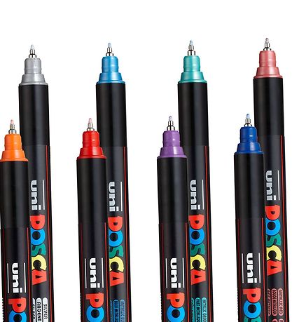 Posca Markers - PC-1MR - 16 pcs - Multicolour Standard/Metallic
