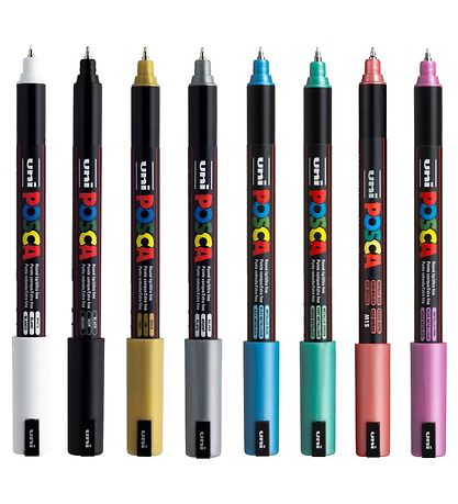 Posca Markers - PC-1MR - 8 st. - Metallic Multicolour