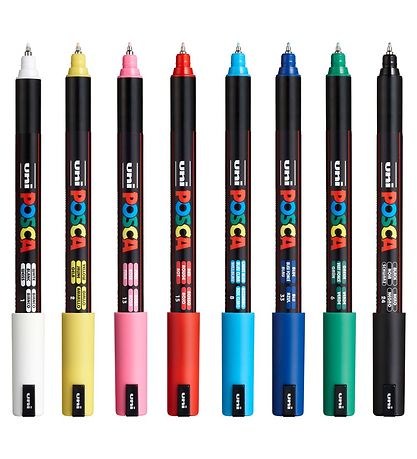 Posca Markers - PC-1MR - 8 pcs. - Multicoloured