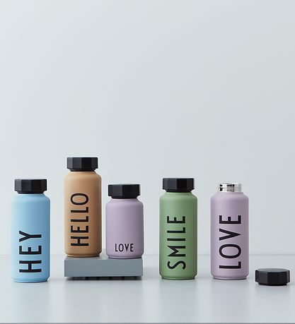 Design Letters Hitabrúsi - Love - 500ml - Fjólublátt