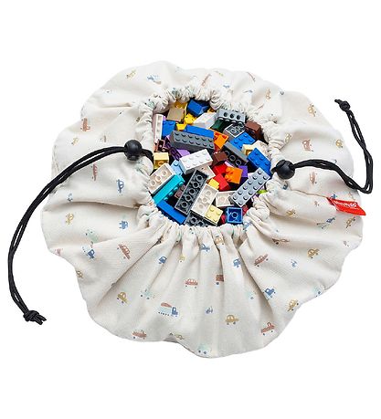 Play&Go Toy Storage Bag - D: 40 cm - Mini Cars