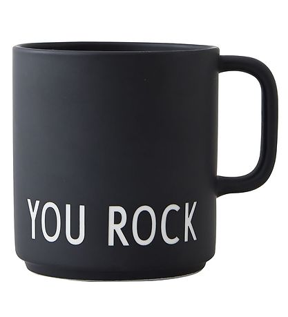 Design Letters Beker - Favoriet - Zwart m. Jij Rock