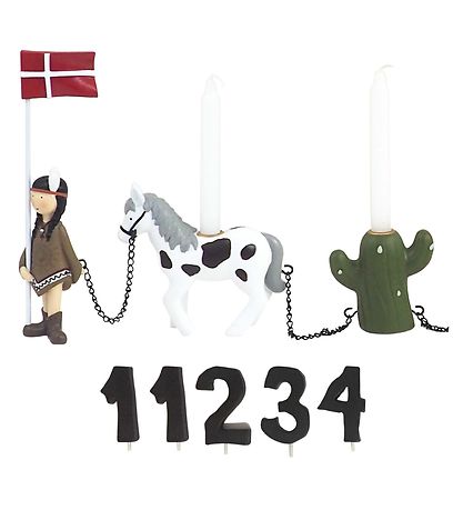 Kids by Friis Afmælislest - Amerísk stúlka M. 11 Tölur