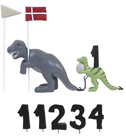 Kids by Friis Afmælislest - Dinosaur M. 11 Tölur