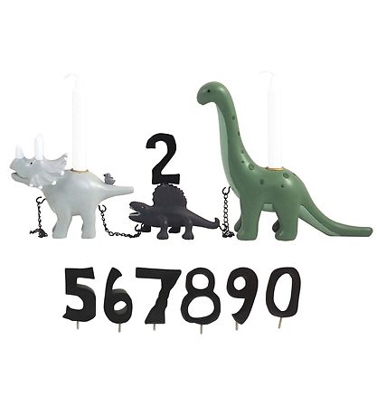 Kids by Friis Afmælislest - Dinosaur M. 11 Tölur