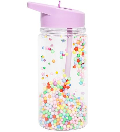 Petit Monkey Vattenflaska m. Drickpip - 300 ml - Macaron Pops - 