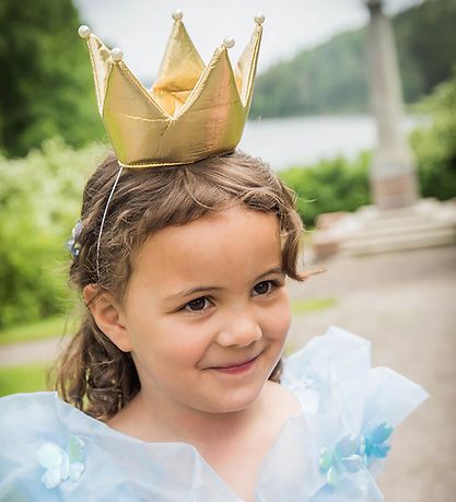 Den Goda Fen Kostüm - Prinzessin Krone - Gold