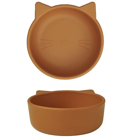 Liewood Geschirr-Set - Silikon - Cyrus - 3 Teile - CAT Mustard