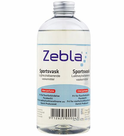 Zebla Íþróttaþvottaefni - 1000 ml - Ilmvatnslaust