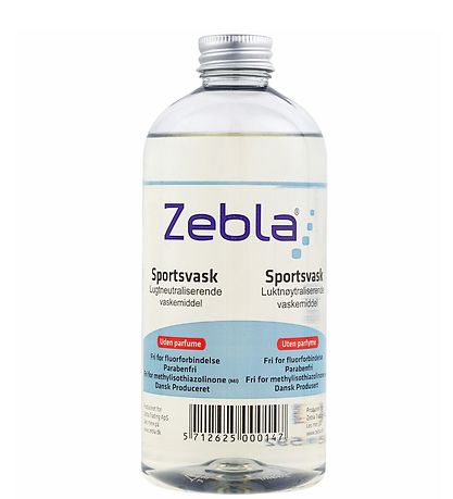 Zebla Íþróttaþvottaefni - 500 ml - Ilmvatnslaust