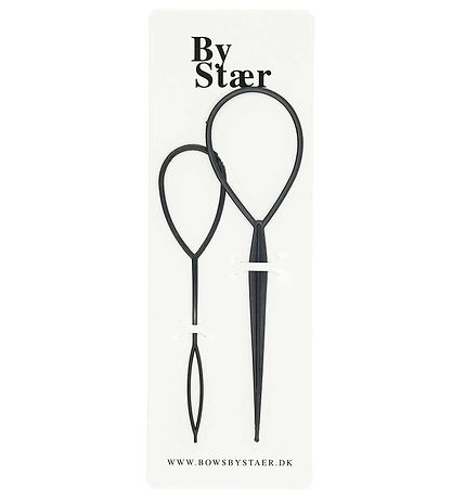 By Str Topsy Tail - 2 Pack - Noir