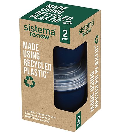 Sistema Snackboxes - Yogurt 2-Pack Renew - 150 ml - Navy