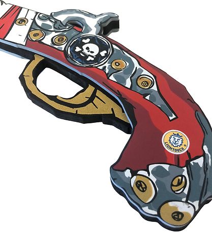 Liontouch Maskeradtillbehör - Piratpistol - Röde Ränder