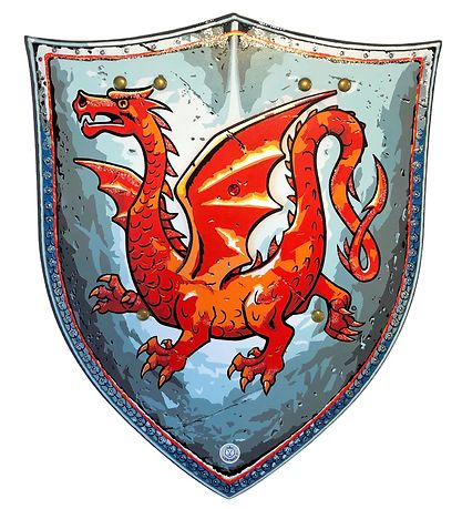 Liontouch Búningur - Amber Drekaskjöldur - Grár