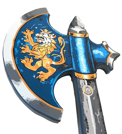 Liontouch Búningur - Noble Knight Öxi - Blár