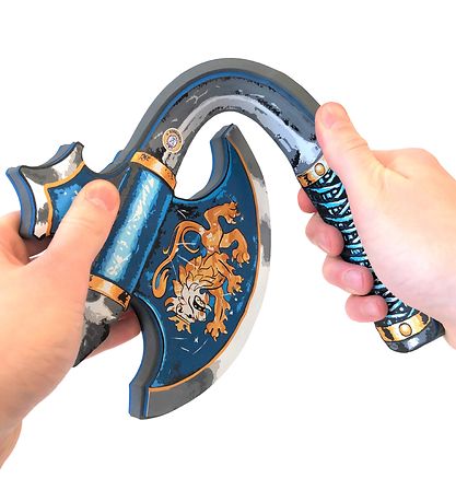 Liontouch Búningur - Noble Knight Öxi - Blár