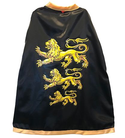 Liontouch Kostuum - Drievoudige Leeuwenmantel - Zwart