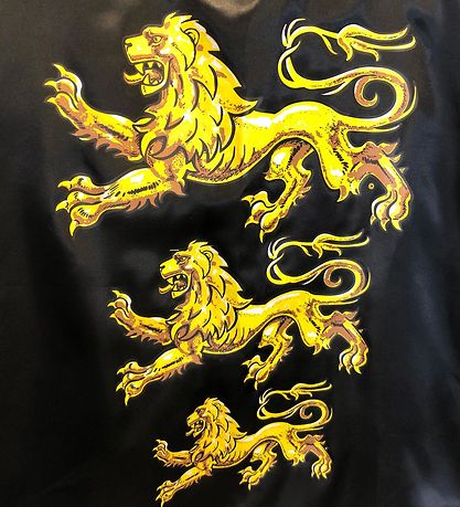 Liontouch Kostuum - Drievoudige Leeuwenmantel - Zwart