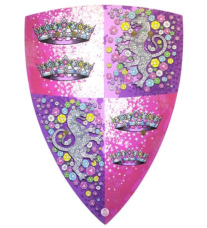 Liontouch Búningur - Crystal Princess Skjöldur - Fjólublátt
