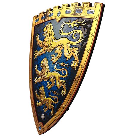 Liontouch Búningur - Þrefaldur ljónaskjöldur - Blár