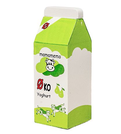MaMaMeMo Play Food - Wood - Organic Pear Yogurt