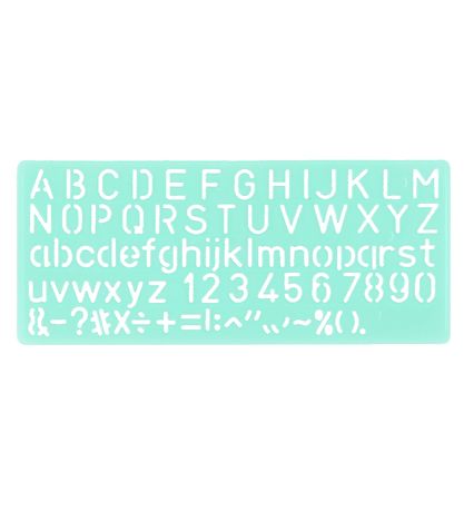 Linex Font Template Set - 3-pack - Green