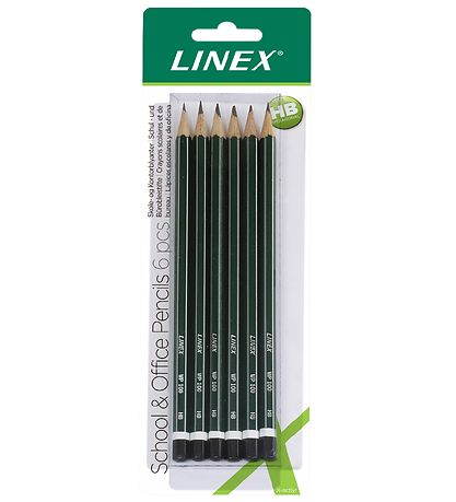 Linex Blýantar - 6 Pakki - Grænt