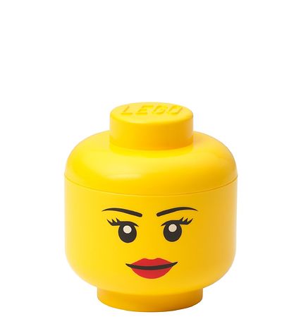 LEGO® Storage Geymslukassi - Mini - Höfuð - 12 cm - Stelpa