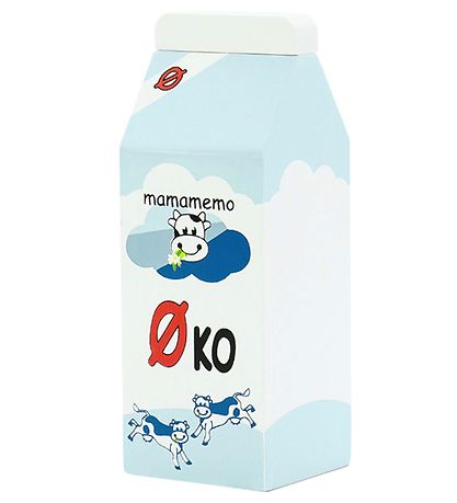 MaMaMeMo Jouets de Nourriture - Bois - Bleu co Lait