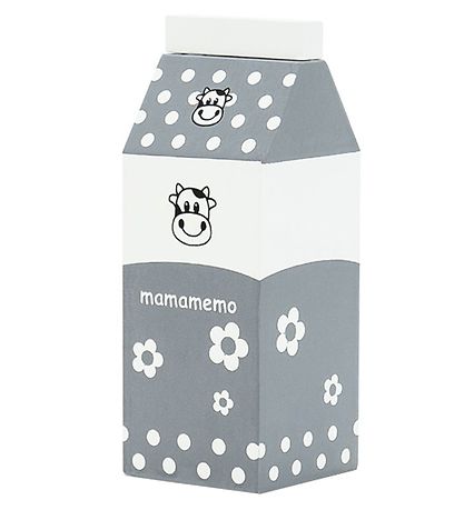 MaMaMeMo Leksaksmat - Trä - Grå Mjölk