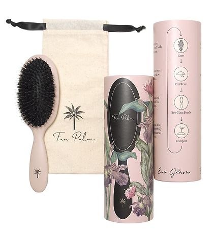 Fan Palm Hárbursti - Medium+ - Eco Glam